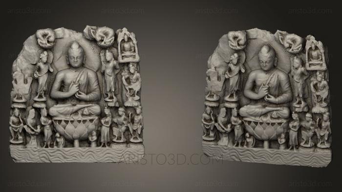 High reliefs and bas-reliefs, historical and religious (GRLFH_0343) 3D model for CNC machine